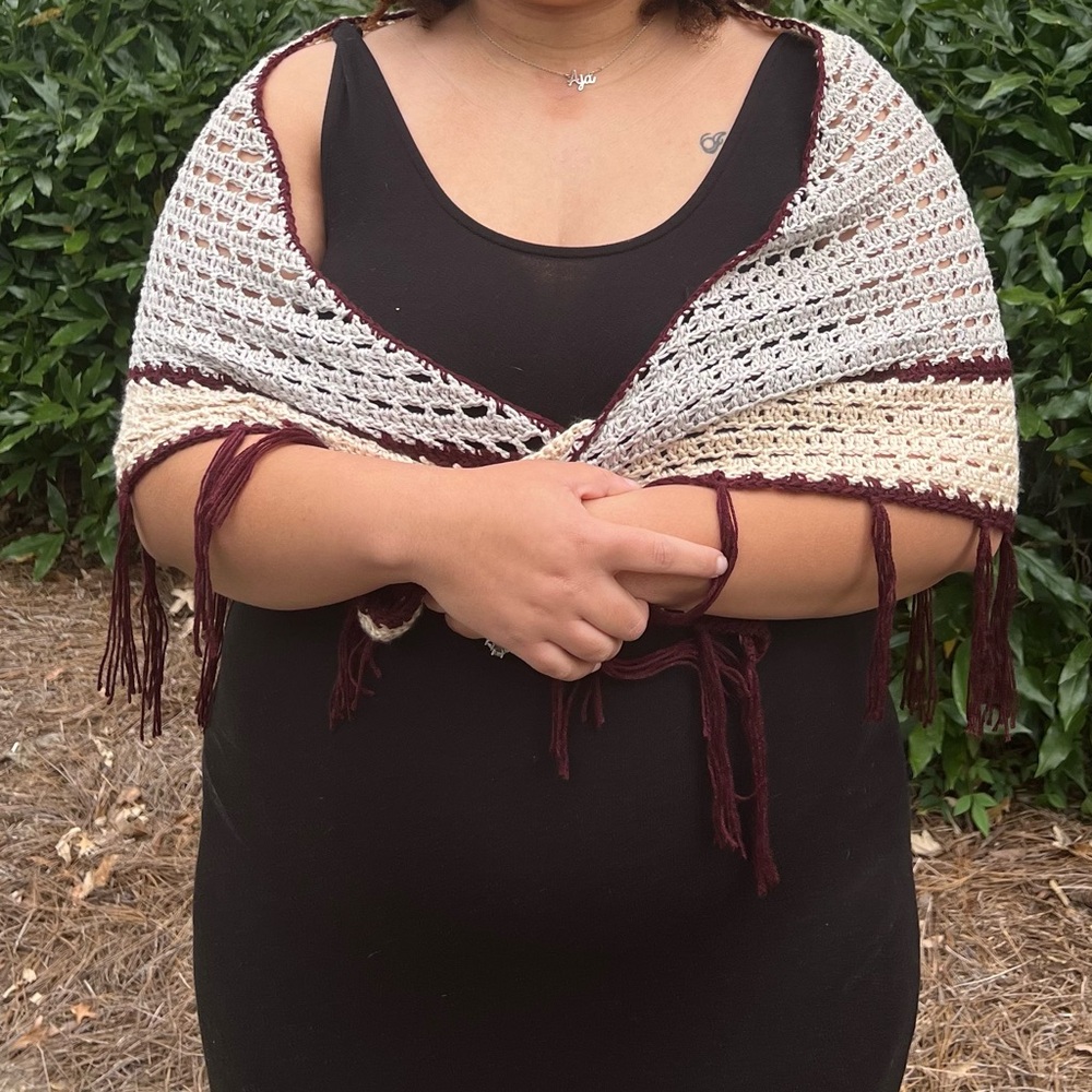 Handmade Crochet Shawl